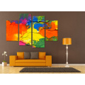 High Quality Abstract Fresh Color Painting On Canvas